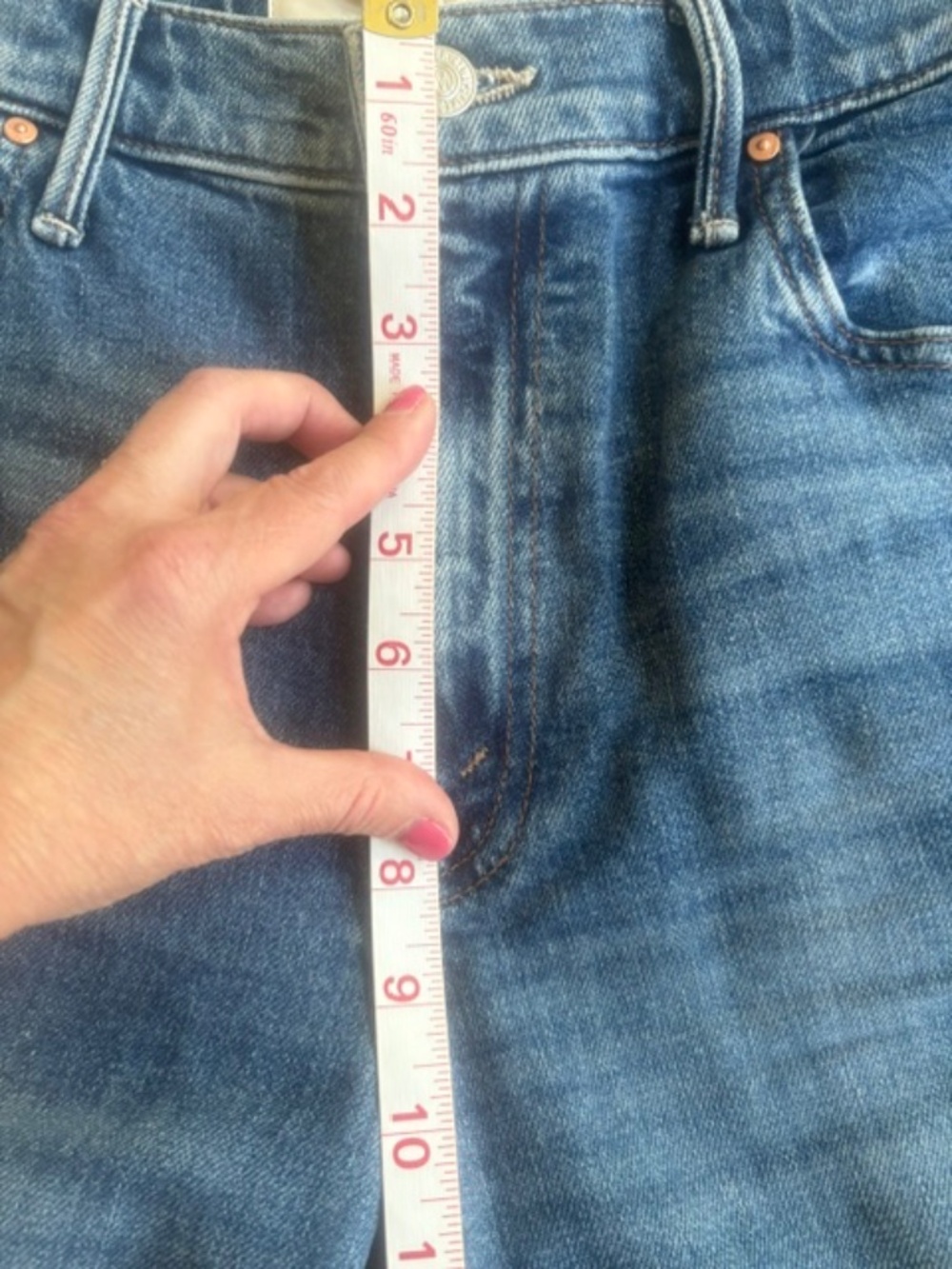 Mother Superior Denim Mid Rise Maven Ankle, Toil and Trouble, size 28 - Picture 6 of 14